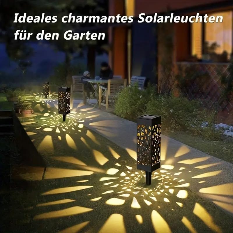 TaoTronic Solar Fence Lights, outdoor waterproof LED Solar Lights