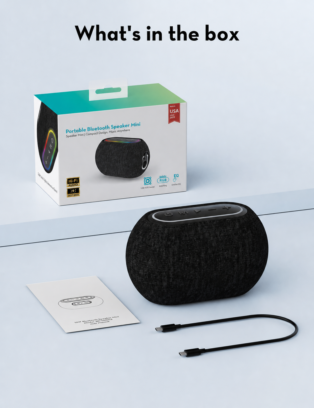 TaoTronics RP-SK002 Mini Bluetooth Speaker – Compact Sound for Everyday Moments