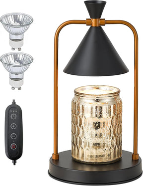Candle Warmer Lamp with Timer, Dimmable Candle Light Electric Candle