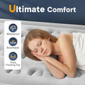 Evajoy Air Mattress with Built in Pump, 18'' Inflatable Mattress Double High with 3 Mins Quick Self-Inflation WM
