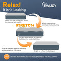 Evajoy Air Mattress with Built in Pump, 18'' Inflatable Mattress Double High with 3 Mins Quick Self-Inflation WM