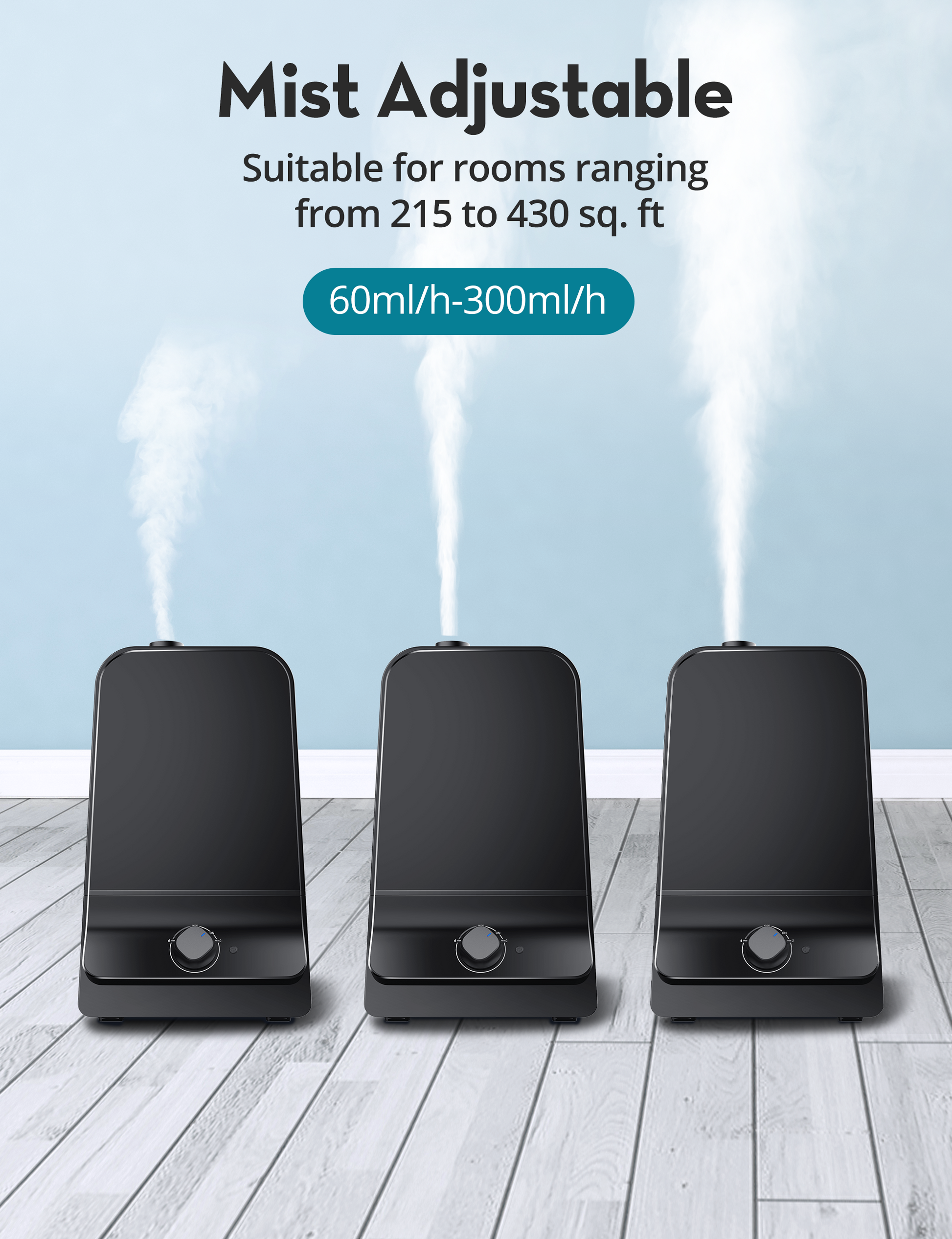 HM-AH003 Humidifier Fresh Air with 6L Water Tank