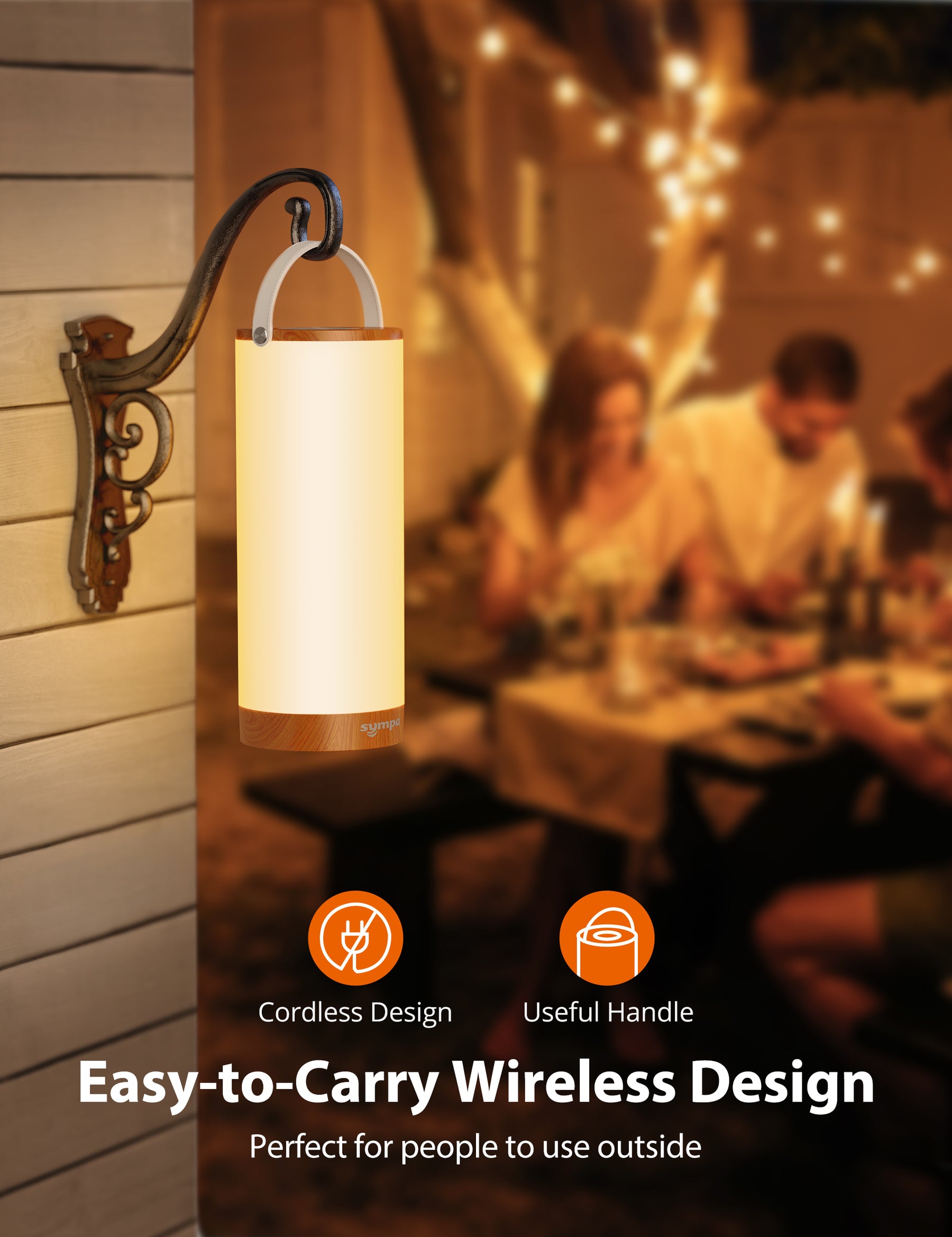 LED Table Lamp with Ultra-Portable Lamp with Smart Touch Sensor