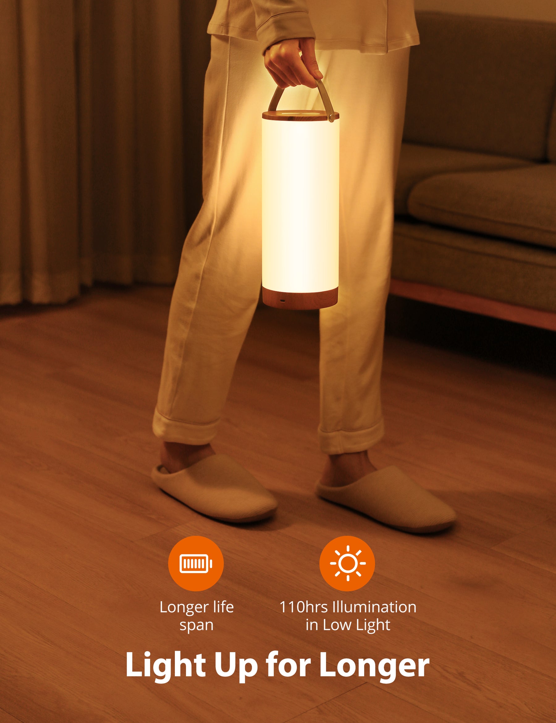 LED Table Lamp with Ultra-Portable Lamp with Smart Touch Sensor 4000mAh  Battery Capacity