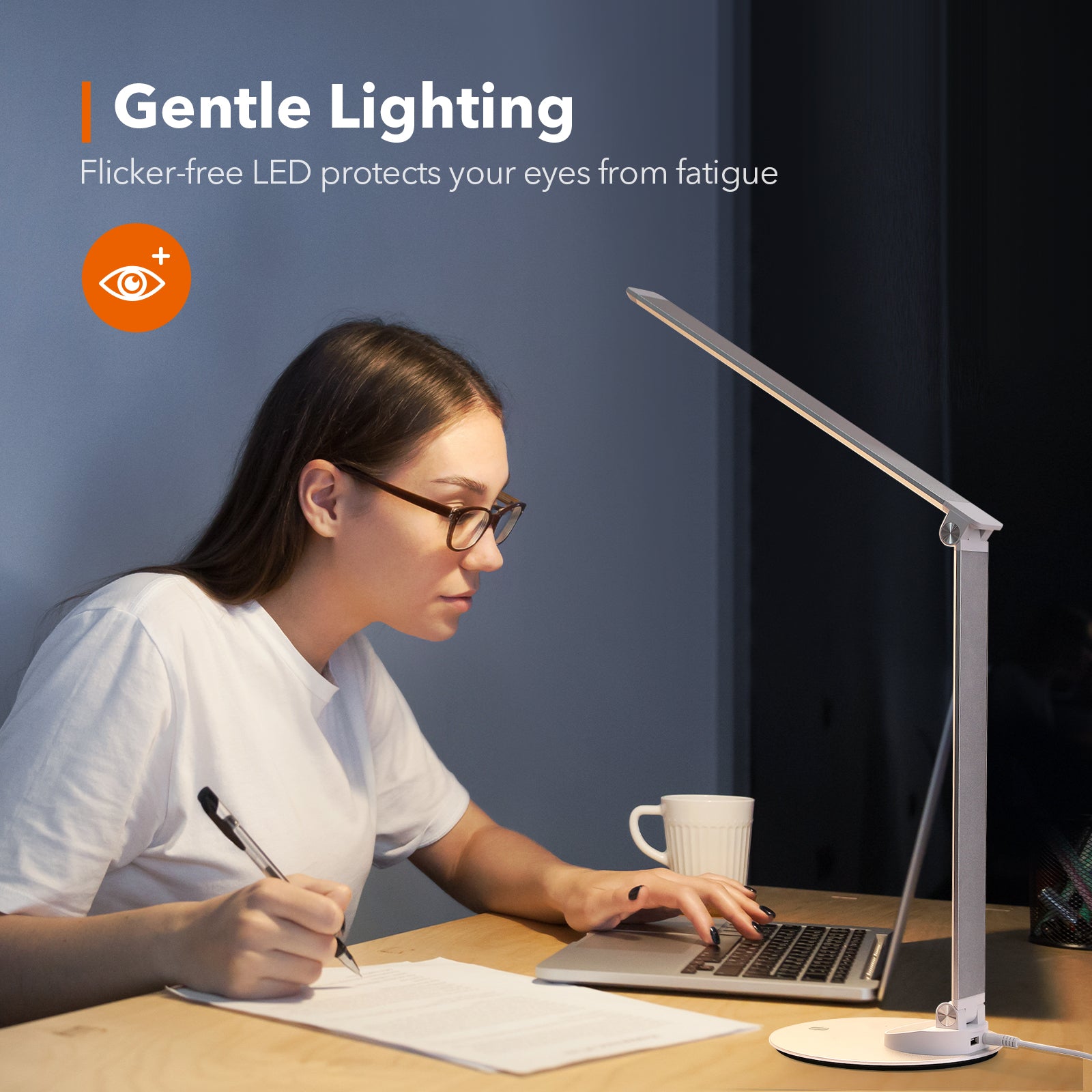 TaoTronics | Mercury L2 Ultrathin-6000K LED Desk Lamp TT-DL19