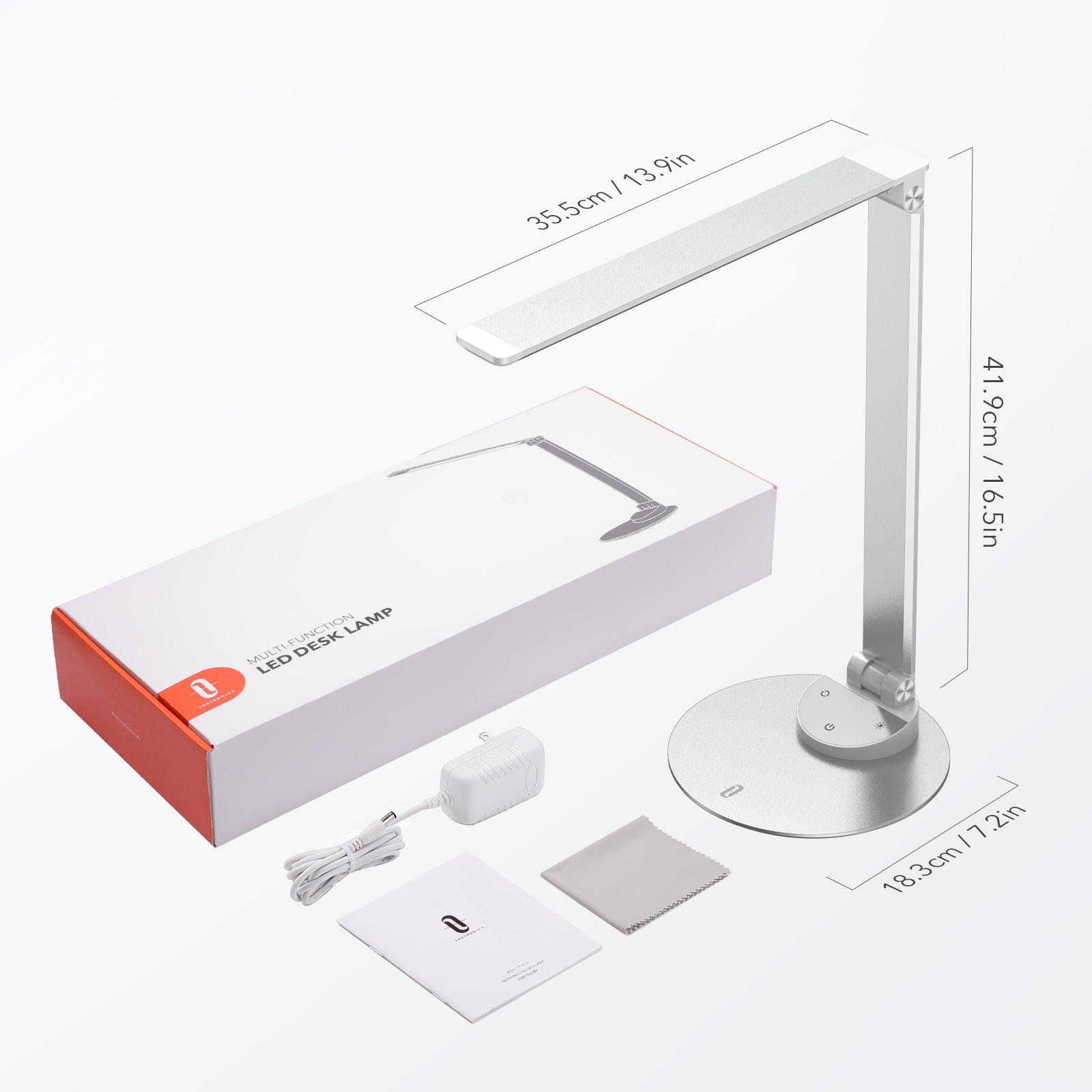TaoTronics LED Desk Lamp Office Light with USB Charging Port