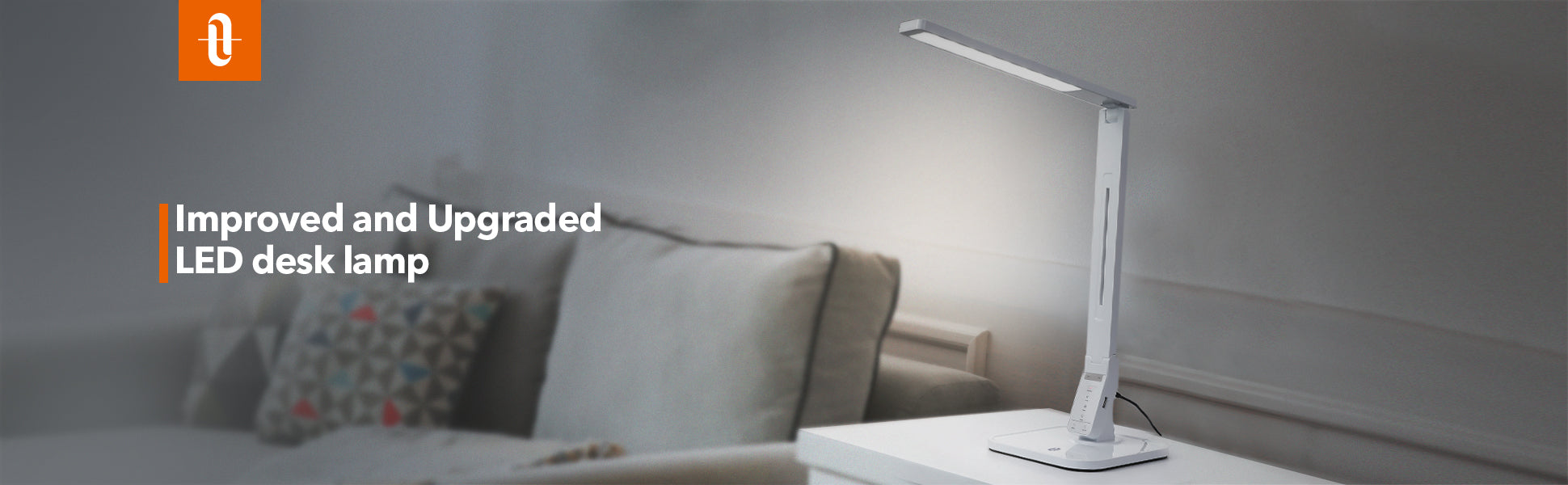 TaoTronics TT-DL02 LED Desk Lamp with USB Charging Port