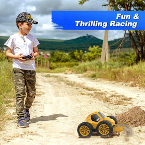 KATTUN Remote Control Car, 360° Flip and Rotation RC Bulldozer Toy, 2.4Ghz Stunt Car