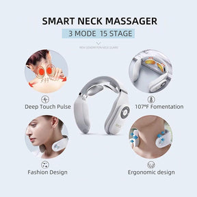 SMART NECK MASSAGER 3 MODE 15 STAGE