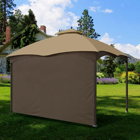 OLILAWN 10' x 12' Gazebo Universal Replacement Privacy Curtain,  Privacy Canopy Side Wall
