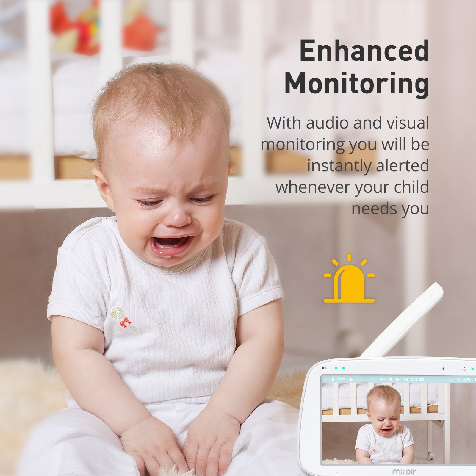 TaoTronics x Miroir Baby Monitor 5 inch 720P HD Display MR-IH001