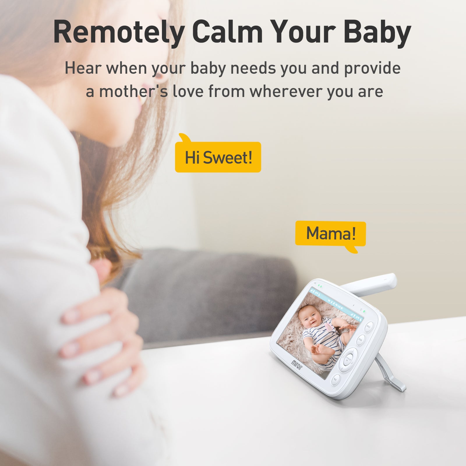 TaoTronics x Miroir Baby Monitor 5 inch 720P HD Display MR-IH001