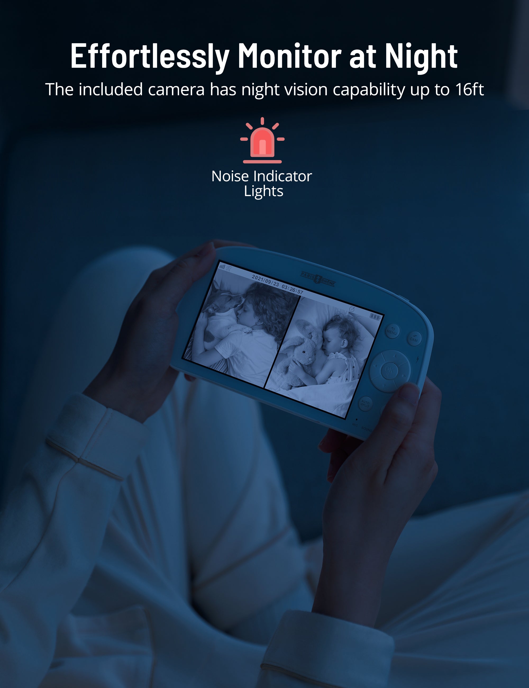 1080P Baby Monitor PE-IH004, With Camera and Audio Split Screen