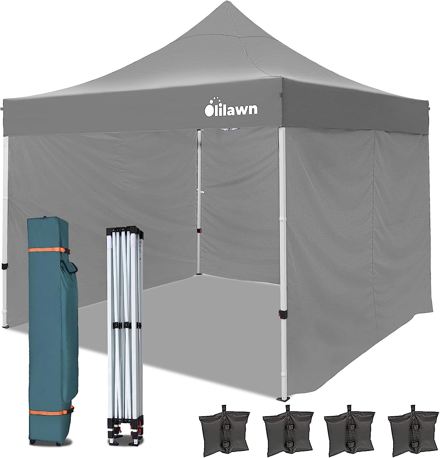 OLILAWN 10x10 Pop Up Canopy Tent Outdoor Shade Canopy