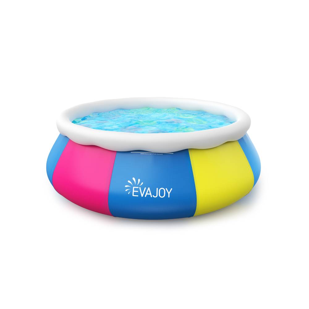 Evajoy Inflatable Swimming Pool, 18ft*48in Inflatable Top Ring Pool with Pool Cover 2024