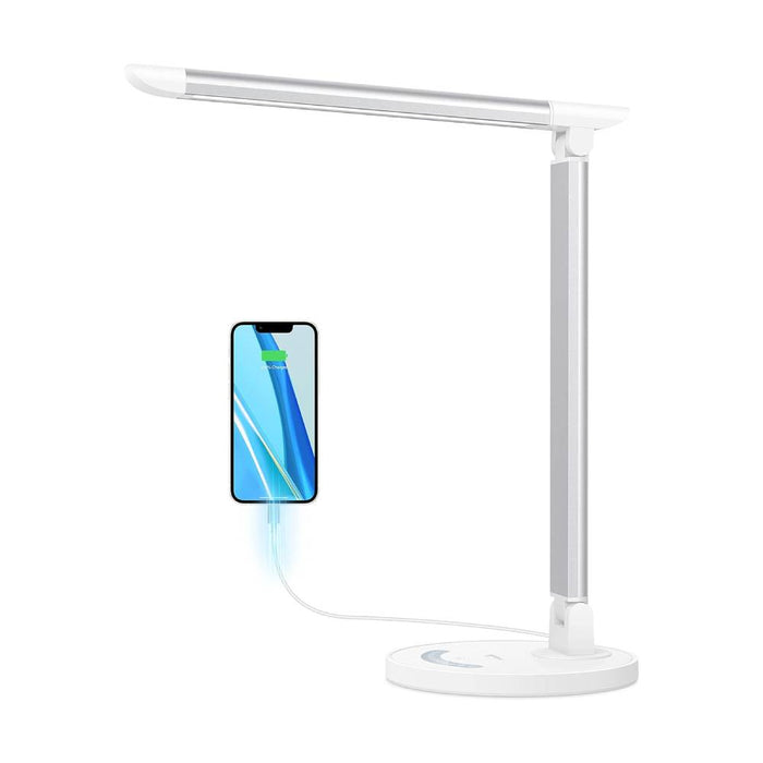 White LED desk lamp from TaoTronics with adjustable arm