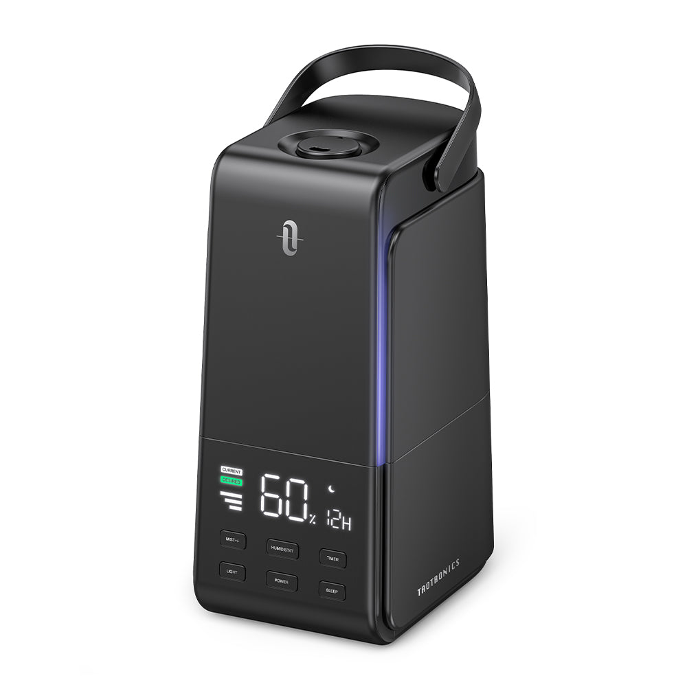 4L Ultrasonic Cool Mist Humidifier with Automatic Humidity Monitoring-TaoTronics
