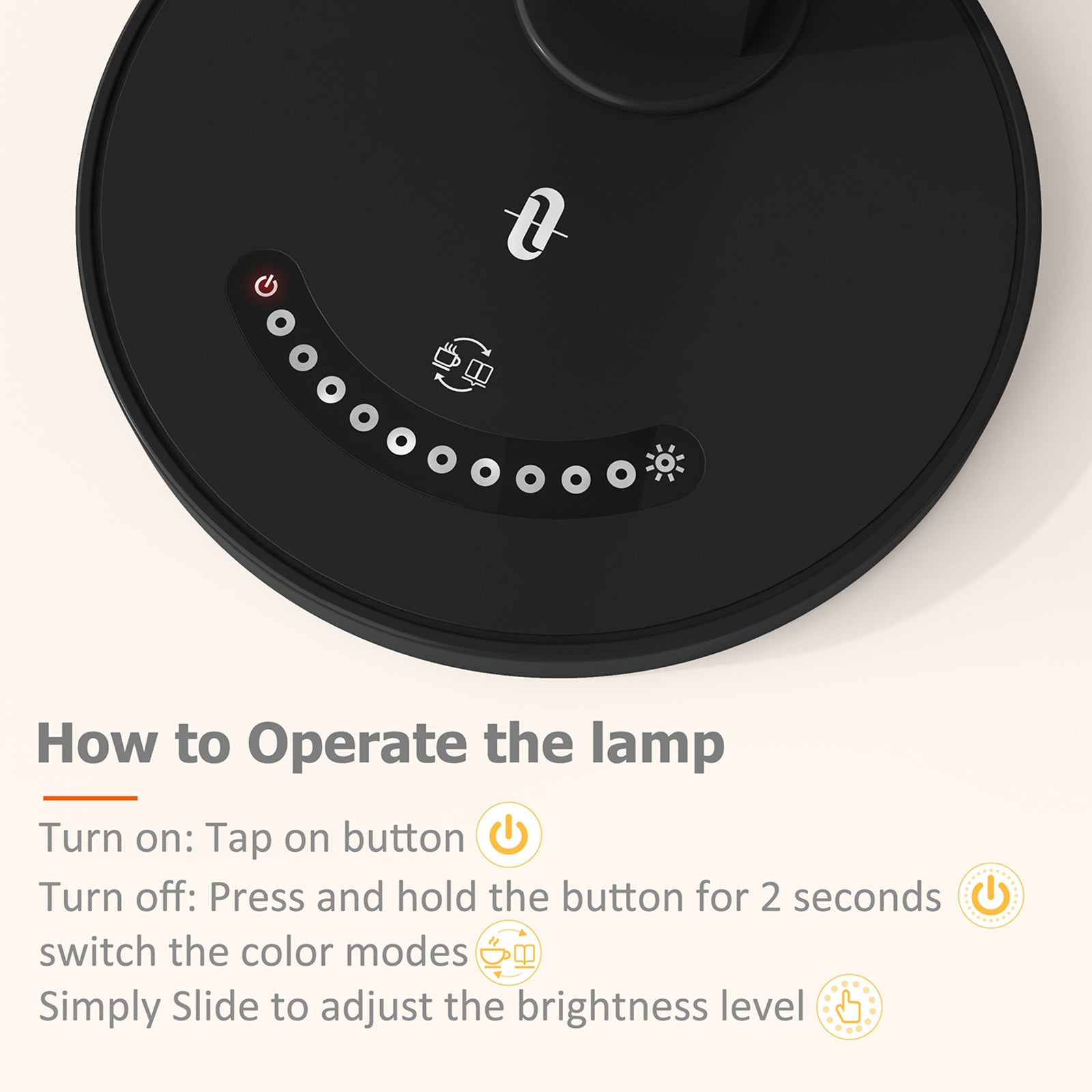TaoTronics LED Desk Lamp TT-DL13 Office Table 35-Modes Lamps with Stable USB Charging Port & Touch Control