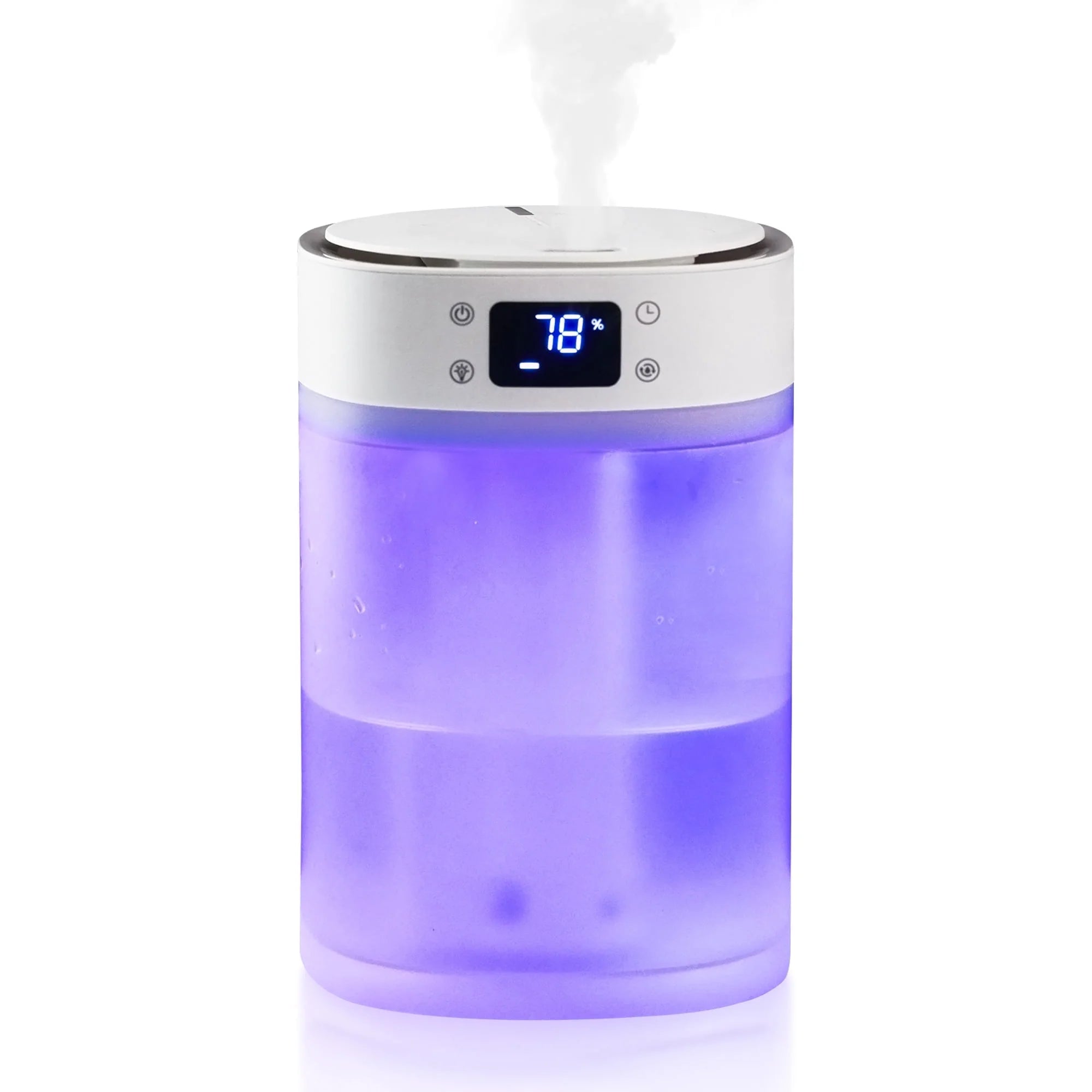 TaoTronics Humidifiers for Bedroom Home, (4L Water Tank) Top-filled Smart Quiet Cool Mist Humidifiers for Large Room, 360°Nozzle & Nightlight, 30H Runtime Air Humidifiers for Baby Nusery,Offices,Plants WM