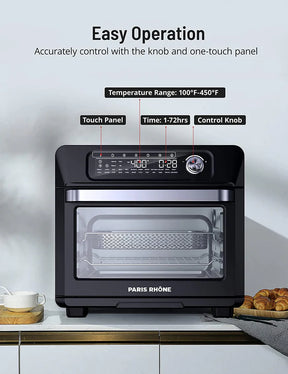 Paris Rhône Digital Air Fryer Oven AF006, Combo 26QT For 12" Pizza