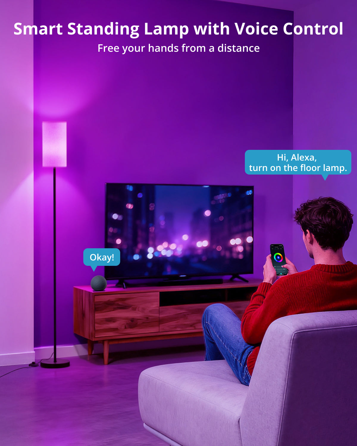 TaoTronics NB-DL010 Smart Floor Lamp – Ambient Lighting for a More Comfortable Home