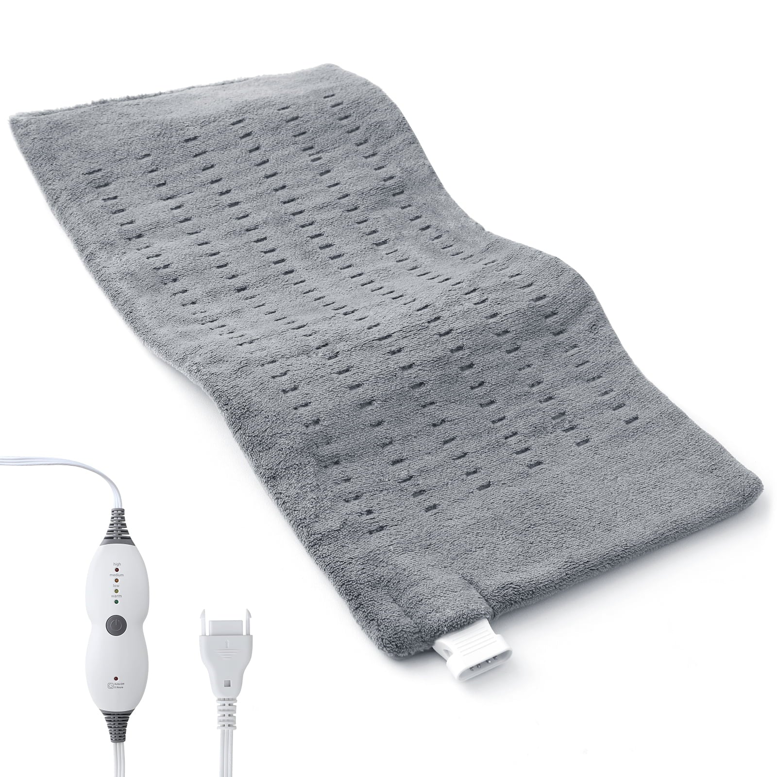 Sable Heating Pad for Fast Pain Relief, 12"x24" Hot Heated Pad with 4 Heat Setting