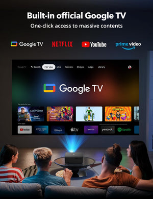 TaoTronics | Smart 4K Projector Google TV Wi-Fi 6 Auto Adjust TT-SP011 (PREORDER)