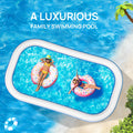 Evajoy Inflatable EJ-HF021 Outdoor Family Large Pool for Toddlers, Kids, Adults  WM-