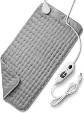 【12"x24"】Evajoy Heating Pad for Fast Pain Relief,  Heated Pad with 4 Heat Setting