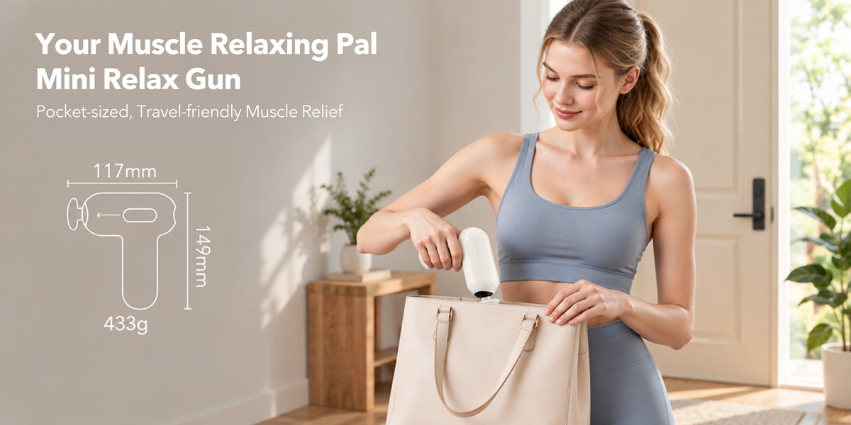 TaoTronics TT-PCA005 massage gun feature overview 2