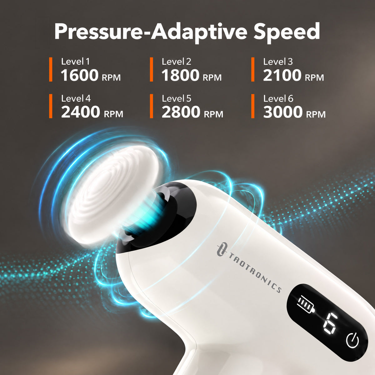 TaoTronics TT-PCA005 massage gun product detail 4