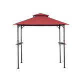 OLILAWN 8' x 5' Grill Gazebo, BBQ Gazebo Canopy for Outdoor Grill, Booarbecue Canopy