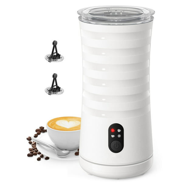 Portable 4-in-1 Milk Frother with Cold and Hot Foam Options