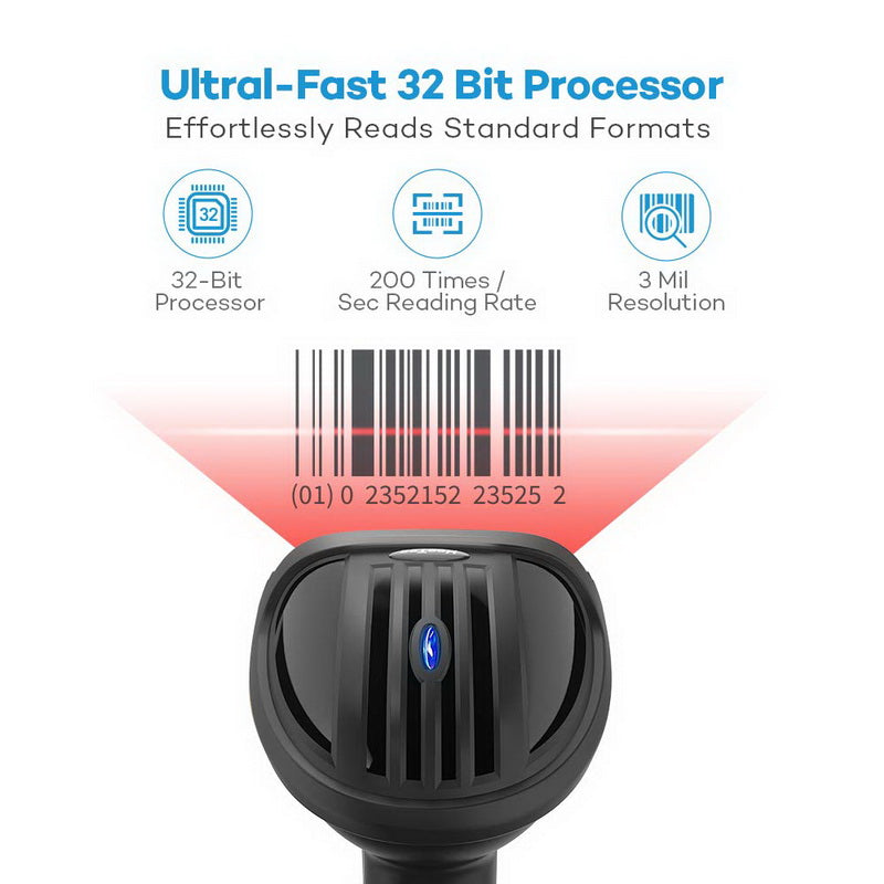 TaoTronics TT-BS014 USB WIRED 1D BAR CODE SCANNER LS01