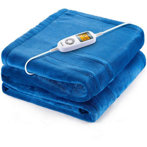 【50'' x 60''】Electric Heated Throw Blanket, 50in x 60in Fast Heating Flannel Blanket