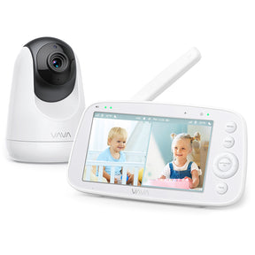 Baby Monitor, VAVA 5" 720P Video Baby Monitor with Pan-Tilt-Zoom Camera