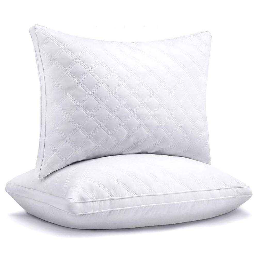 Sable Pillows for Sleeping, 2 Pack Goose Down Alternative Quilted Bed Pillow