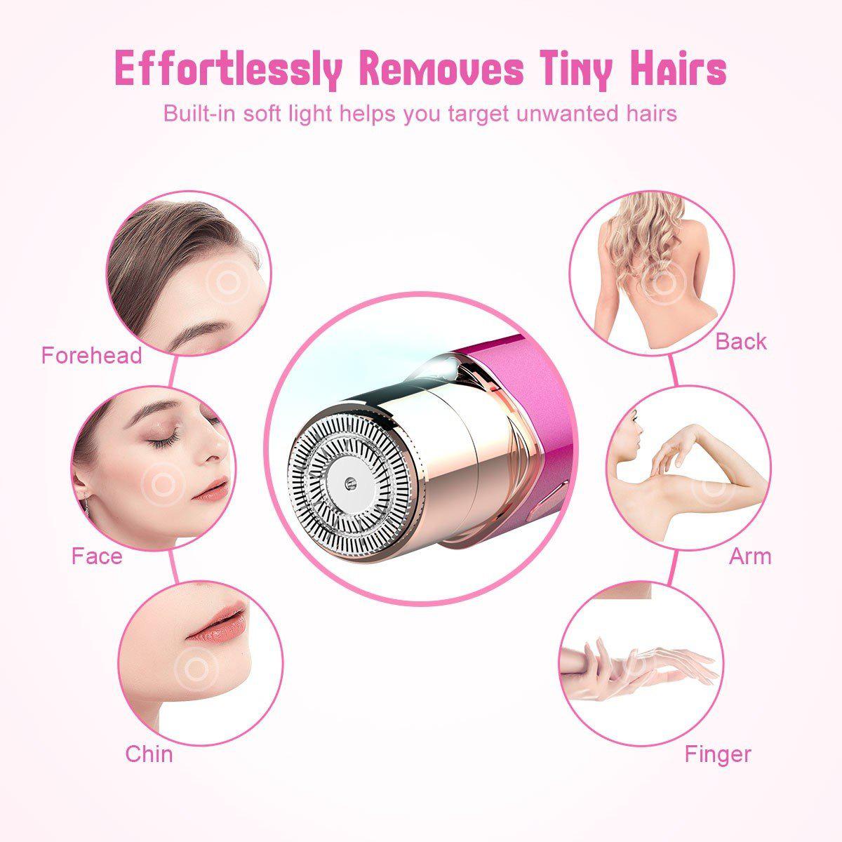5 in 1 Electric Hair Remover Rechargeable Lady Shaver Nose Hair Trimmer  Eyebrow Shaper Leg Armpit Bikini Trimmer Women Epilator