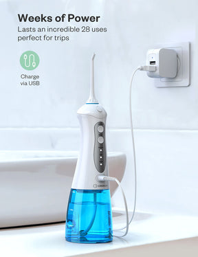 Water Flosser Cordless, Portable Teeth CleanerPowerful Cleaning