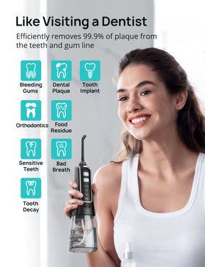 Evajoy Cordless Water Flosser, Rechargeable Portable Oral Irrigator