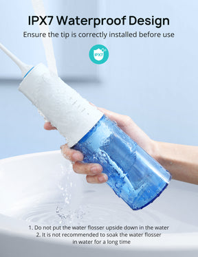 Evajoy Cordless Water Flosser for Teeth, IPX7 Oral Irrigator