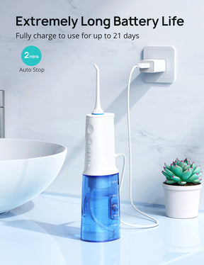 Evajoy Cordless Water Flosser for Teeth, IPX7 Oral Irrigator