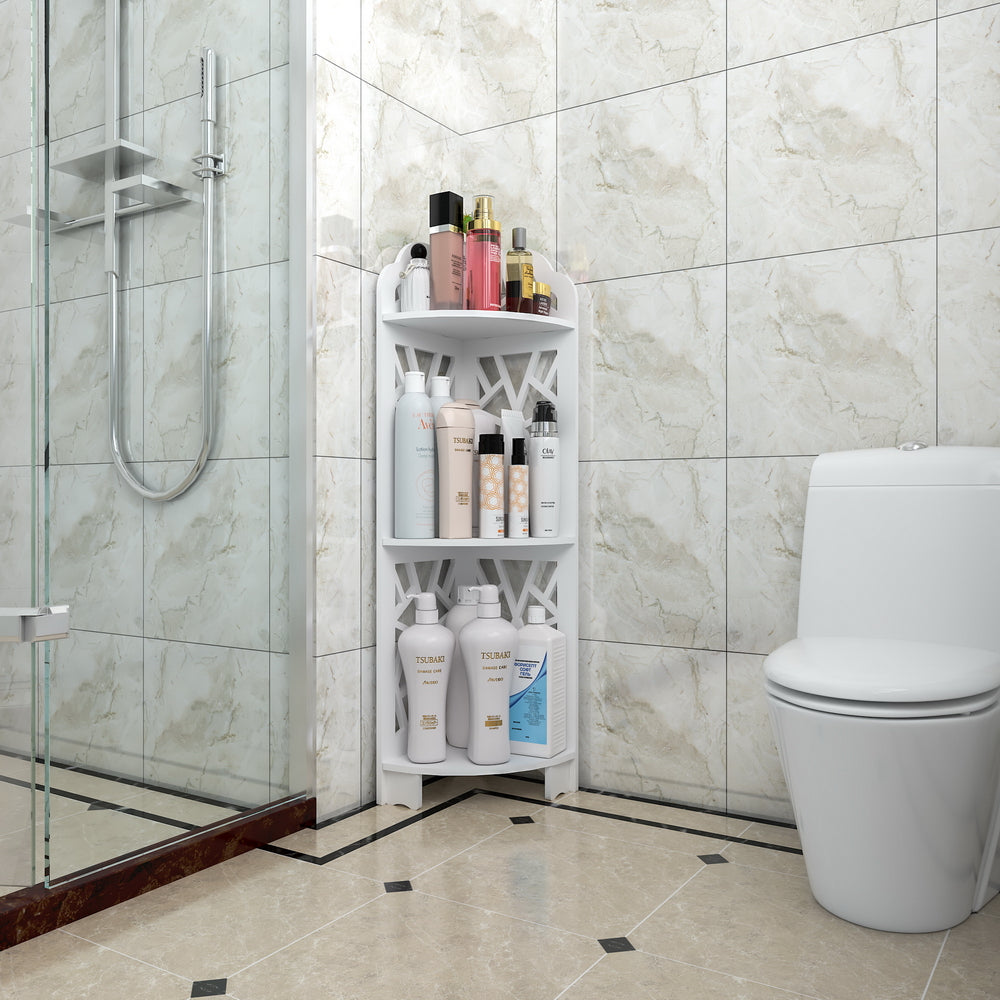 3 Tier Corner Shower Shelf  Corner Waterproof for Bathroom Storage