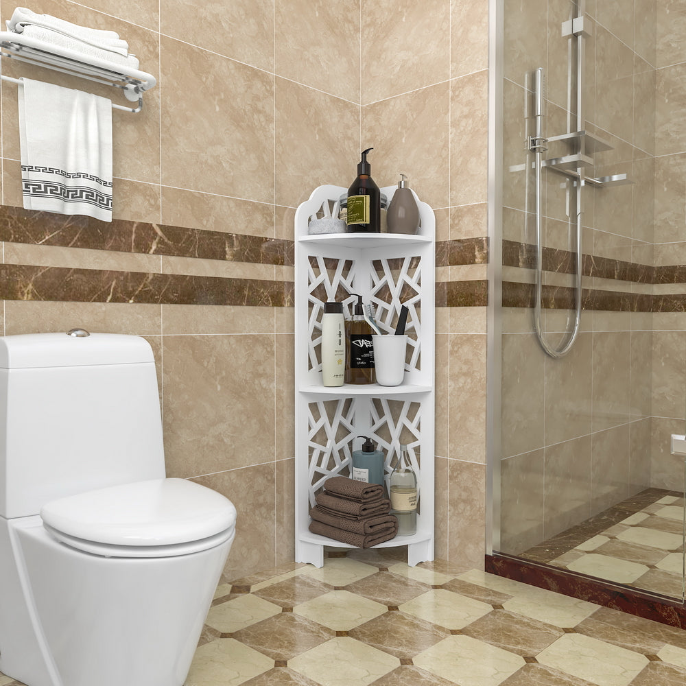 Best Bathroom Corner Shelves  Stylish Bathroom & Shower Shelf