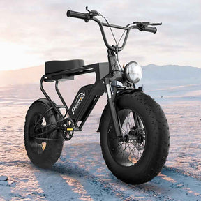 2024 Off Road Mountain Electric Bike 20'' Fat tires 1200W Powerful Motor