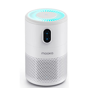 MOOKA Air Purifiers for Home Large Room up to 1076ft², H13 True HEPA Air Filter Cleaner, Odor Eliminator, Remove Smoke Dust Pollen Pet Dander