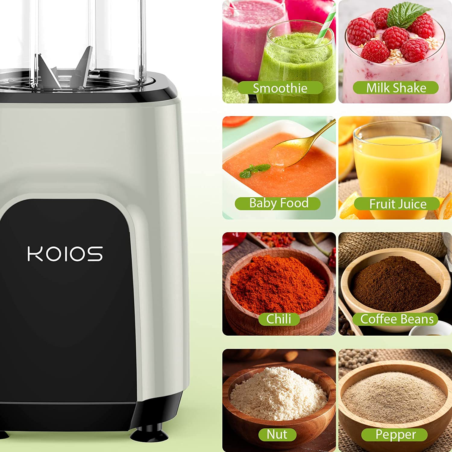 850W Blender for Shakes and Smoothies, Personal Smoothie Blenders