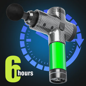 Massage Gun Deep Tissue Muscle Massage Professional Handheld Electric Massage Gun with 30 Speeds 6 Massage Heads