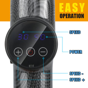 Massage Gun Deep Tissue Muscle Massage Professional Handheld Electric Massage Gun with 30 Speeds 6 Massage Heads