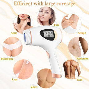 REDFMG Laser Hair Removal for Women - IPL Hair Removal Device With Ice Cooling Technology, Painless Permanent Hair Remover